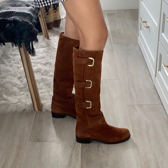 stuart weitzman flat boots